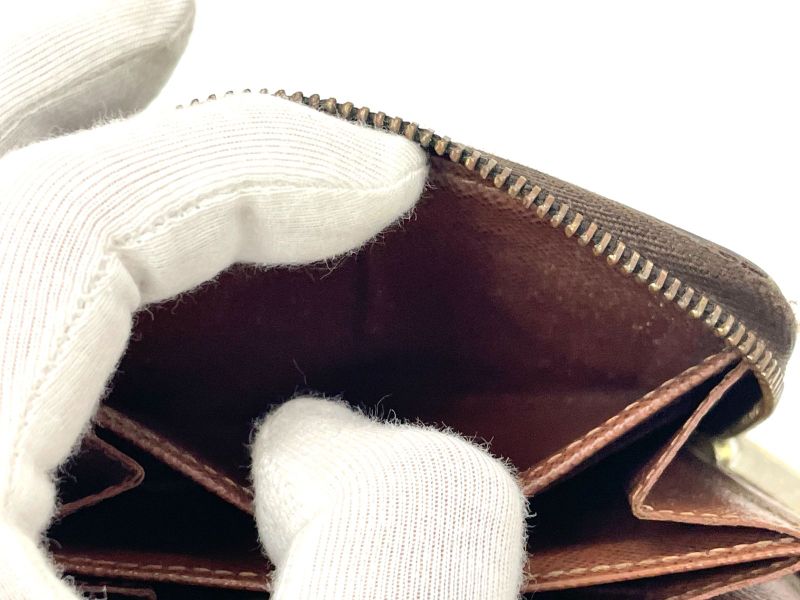 Louis Vuitton Monogram Zippy Coin Purse Zippy Wallet Round Zip Compact Wallet