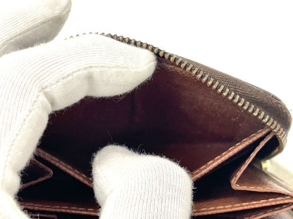 Louis Vuitton Monogram Zippy Coin Purse Zippy Wallet Round Zip Compact Wallet