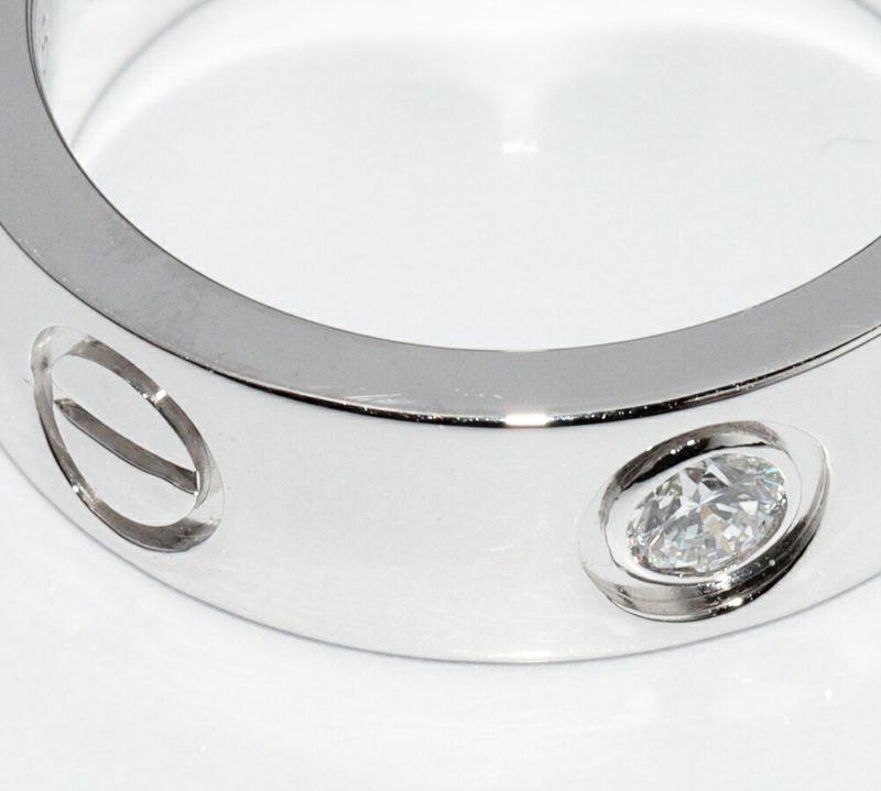 Cartier Ring Pt950 Diamond 1p(007ct) Love Ring B40467