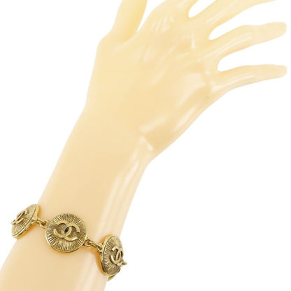 Chanel Coco Mark 31 RUE Cambon Vintage Gold Plated Ladies 40g Bracelet
