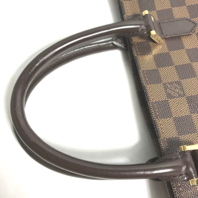 Louis Vuitton Tote Bag Sac Pla N51140 Damier Canvas Ebène Brown