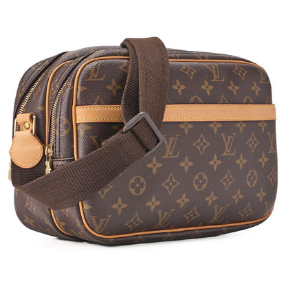 Louis Vuitton Monogram Reporter PM Shoulder Bag Monogram Brown (gold Hardware)