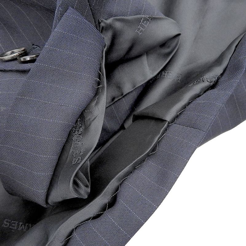 Hermes Current Tag Mohair Wool Dress Tailored Double Suit 2 Piece Jacket Slacks