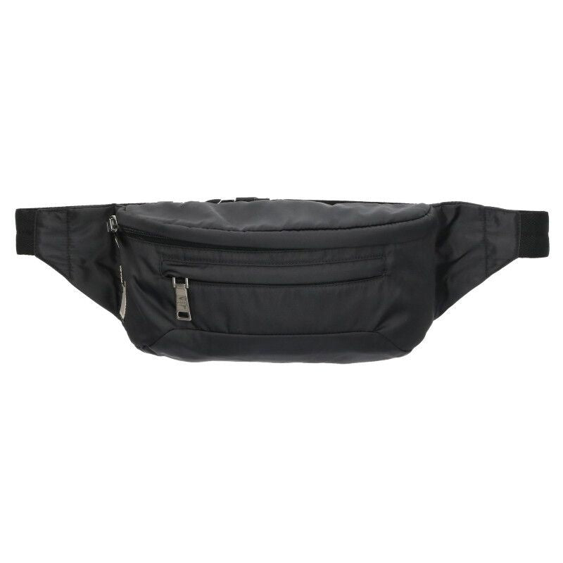 Prada 2vl004 Rubber Logo Nylon Waist Bag For Men