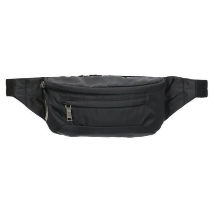 Prada 2vl004 Rubber Logo Nylon Waist Bag For Men