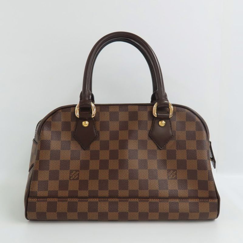 Louis Vuitton Duomo N60008 Damier Ebene Tote Bag Handbag Dome Shape