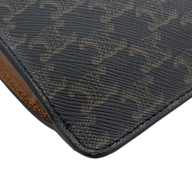 Celine Shoulder Bag Fon Shoulder Black Brown Triomphe