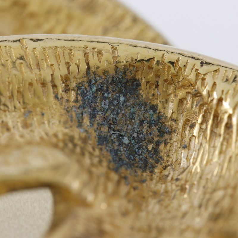 Chanel Coco Mark Matelasse Gold Plated Ladies 34.3g Brooch