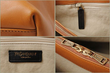 Yves Saint Laurent Tote Handbag YVES Saint Laurent Leather Camel 189542