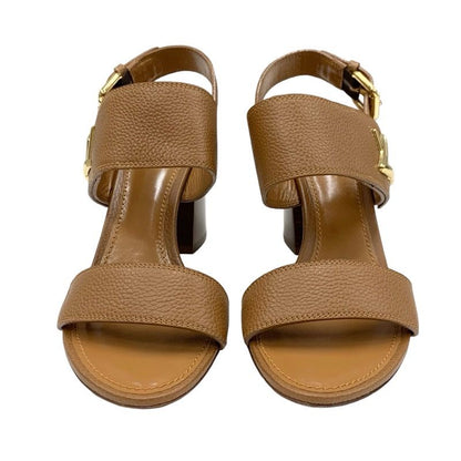 Louis Vuitton Horizon Line Sandals Shoes Leather Brown Lvhardware