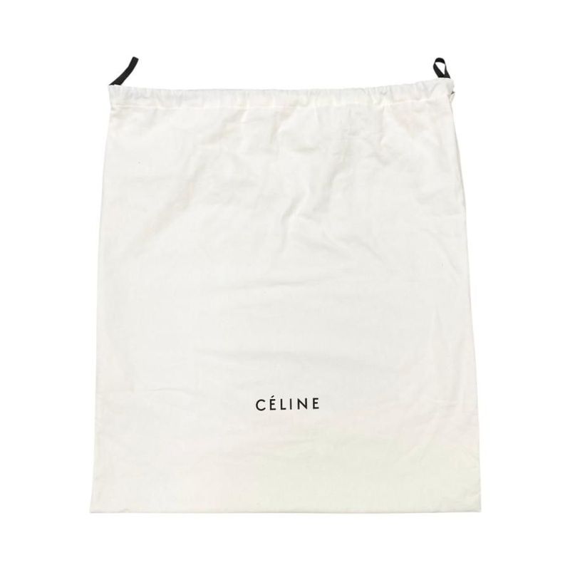 Celine Tote Bag Horizontal Cabas 190062 Canvas Leather Logo Brown Beige Celine