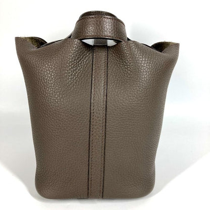 Hermes Handbag Picotin Lock PM Picotin Lock PM Taurillon Cles Mans Etang Gray