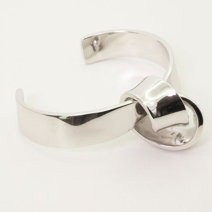 Celine Knot Wide Cuff Bangle Bracelet S 24-4700s