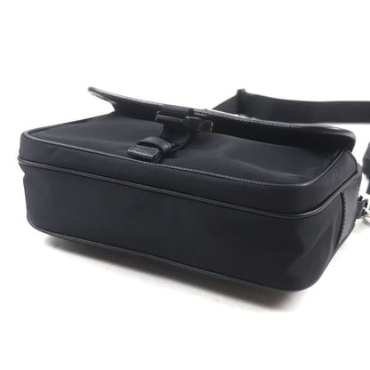 Prada 2vh133 Re-nylon Nylon Saffiano Leather Triangle Logo Triangle Plate