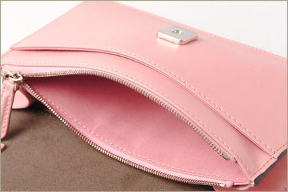 Fendi Wallet With Chain Fendi Mini Bag Leather 8m0346 SQT F02l0 Multicolor Pink