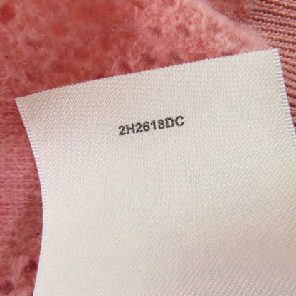 Hermes 22AW 2h2618dc Wool Cashmere Blend Long Sleeve Knit Top Pink 34 Made In
