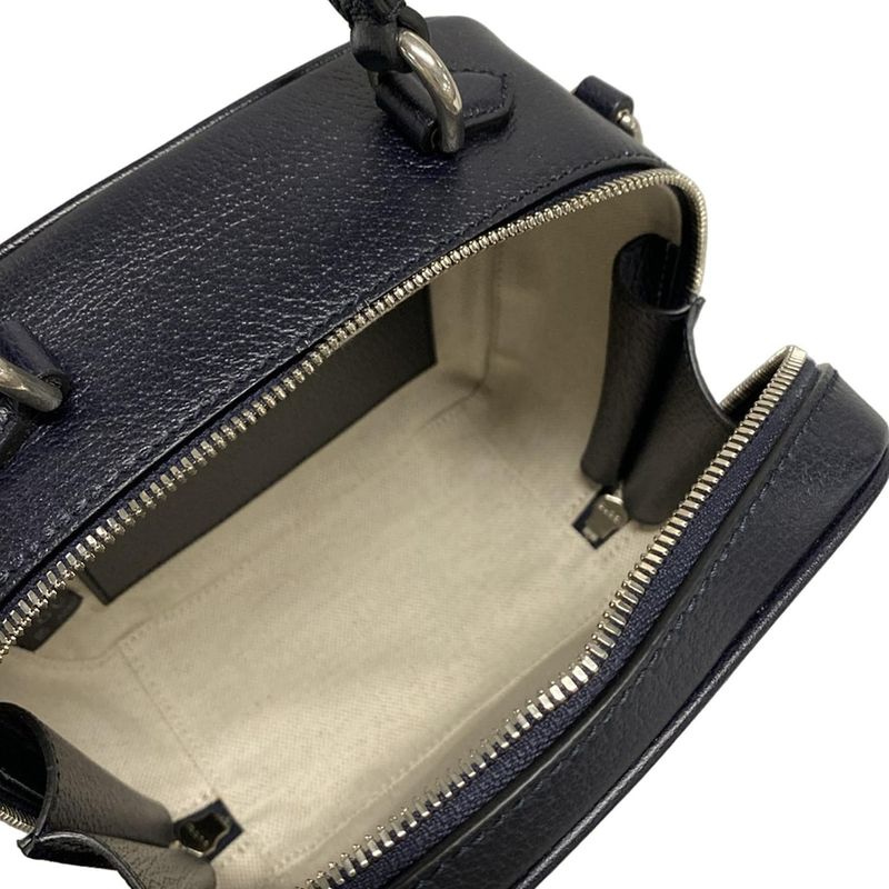 Gucci GG Plus GG Supreme/gg Marmont 772157 Navy Ivory And Red Leather