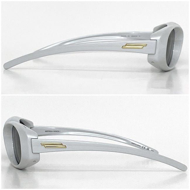 Bottega Veneta Sunglasses In White Black Bv1210s Excellent Condition