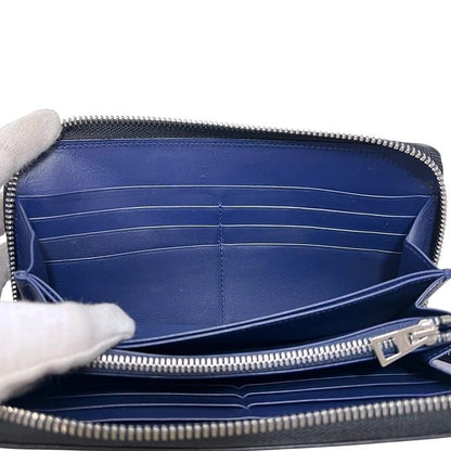 Loewe Round Zipper Long Wallet Black Anagram 133.87l92