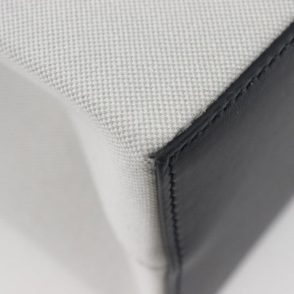 Balenciaga Small Tote Logo 7599412aaok9260 Nylon Canvas Light Gray Women Tote