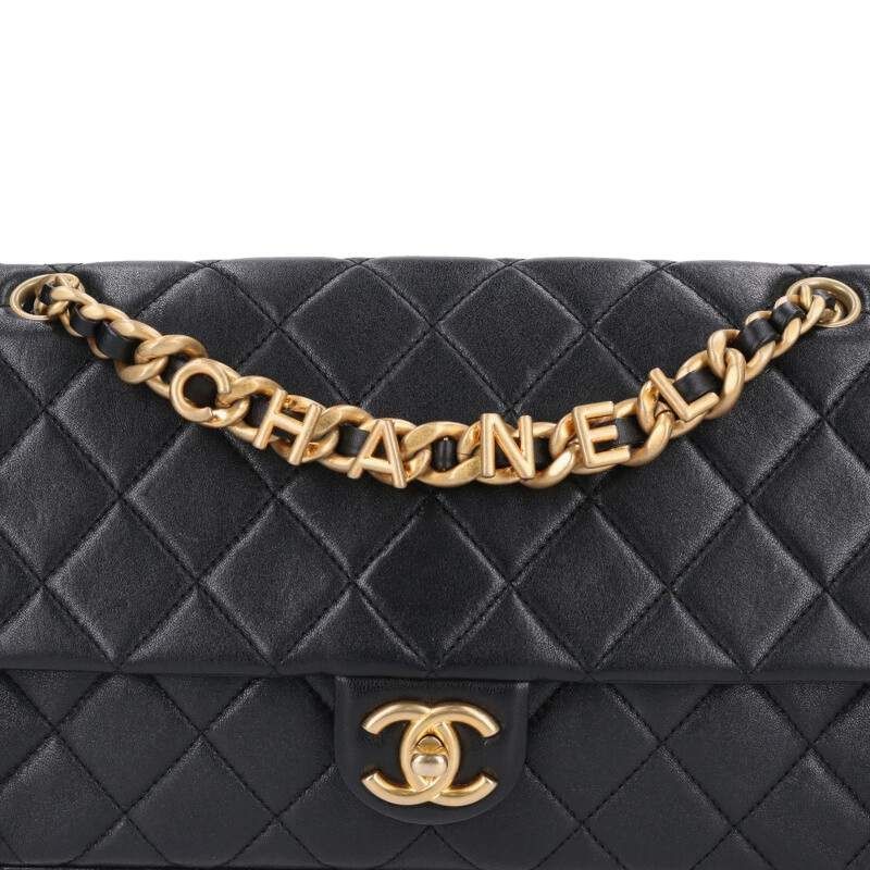 Chanel Matelasse 25 Lambskin Chain Shoulder Bag For Men 25