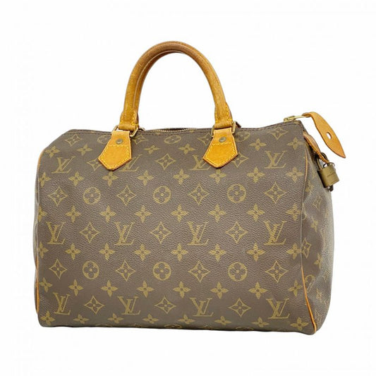 Louis Vuitton Handbag Monogram Speedy 30 M41108 Brown Ladies
