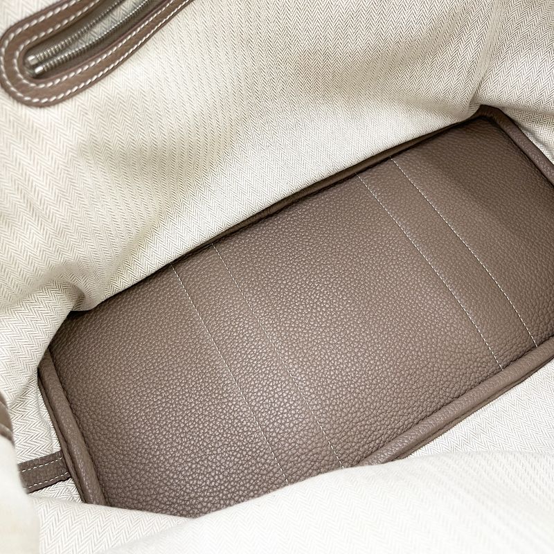 Hermes Handbag Garden Party 36 Etoupe □P Brown