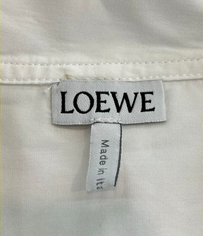 Loewe Lace Asymmetrical Shirt Women's Size S Loewe