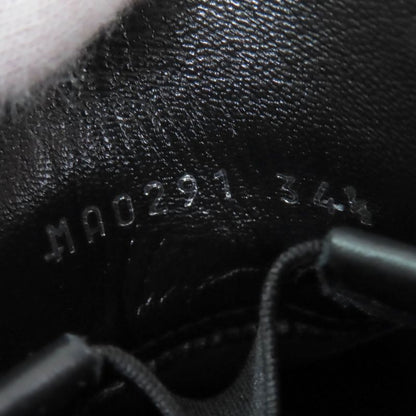 Louis Vuitton Academy Line Leather Shoes Black 34.5 With Box And Storage Bag