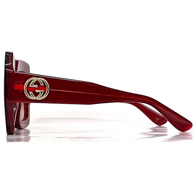 Gucci Sunglasses In Red Interlocking Gg0178s Excellent Condition