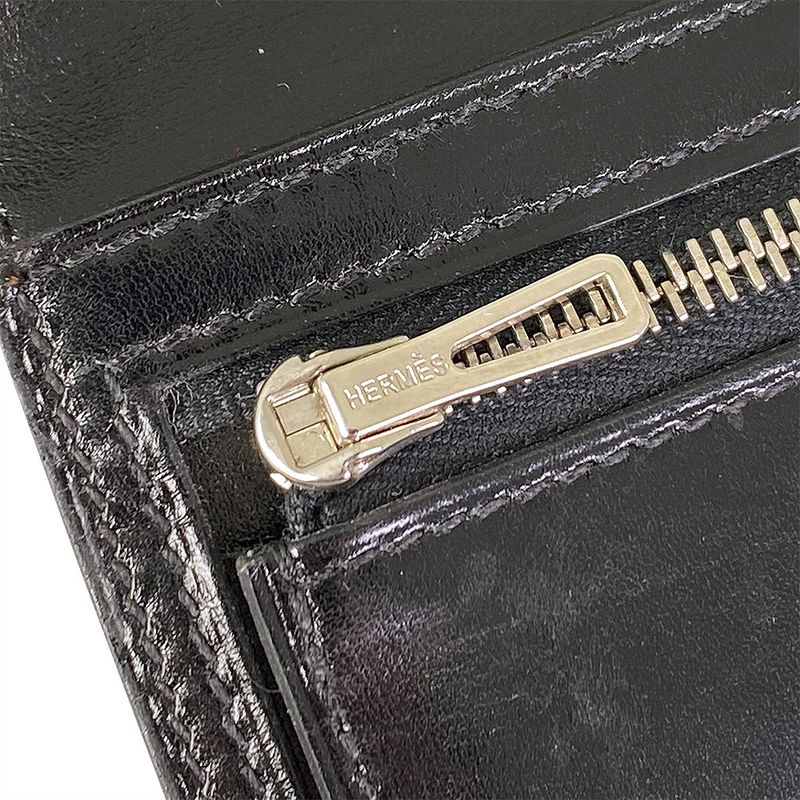 Hermes Box Calf Bearn Bifold Wallet