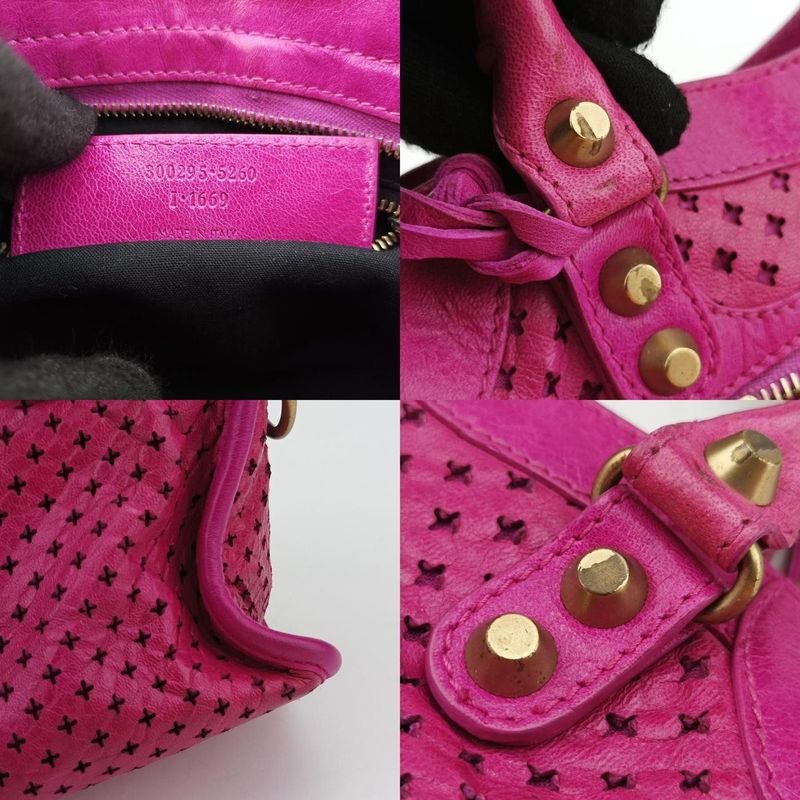 Balenciaga Mini City Pink Crumbskin 3002955260 I1669