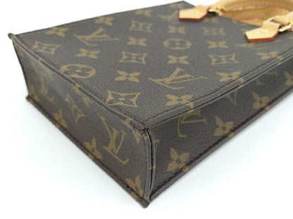 Louis Vuitton Petite Sac Plat Monogram Shoulder Bag Handbag M81295