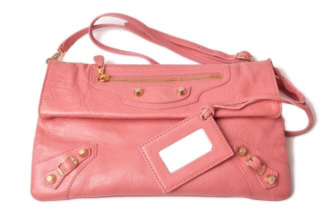 Balenciaga Handbag Shoulder Bag City Balenciaga Giant Envelope Pink 327079