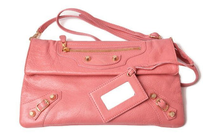 Balenciaga Handbag Shoulder Bag City Balenciaga Giant Envelope Pink 327079