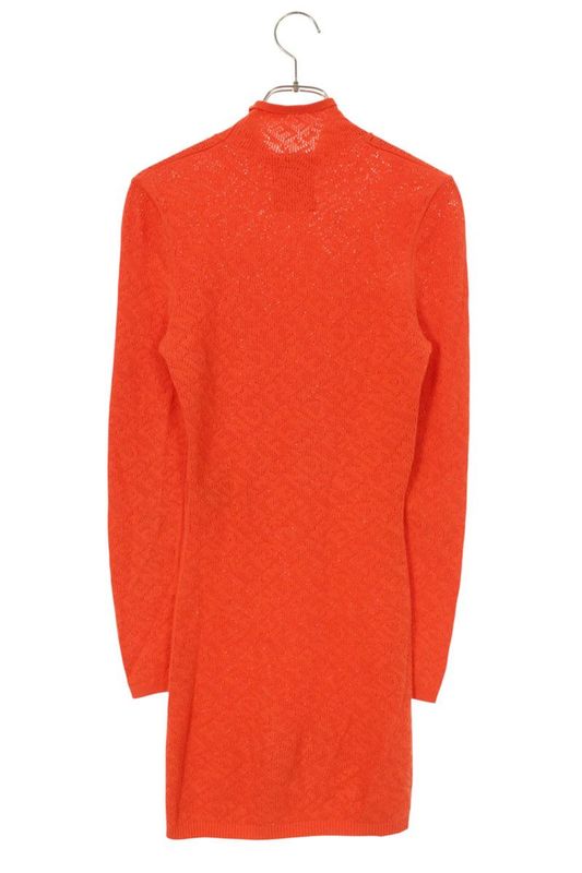 Fendi X Skims Fzd923 AGIO Logo Jacquard Dress Women's 40