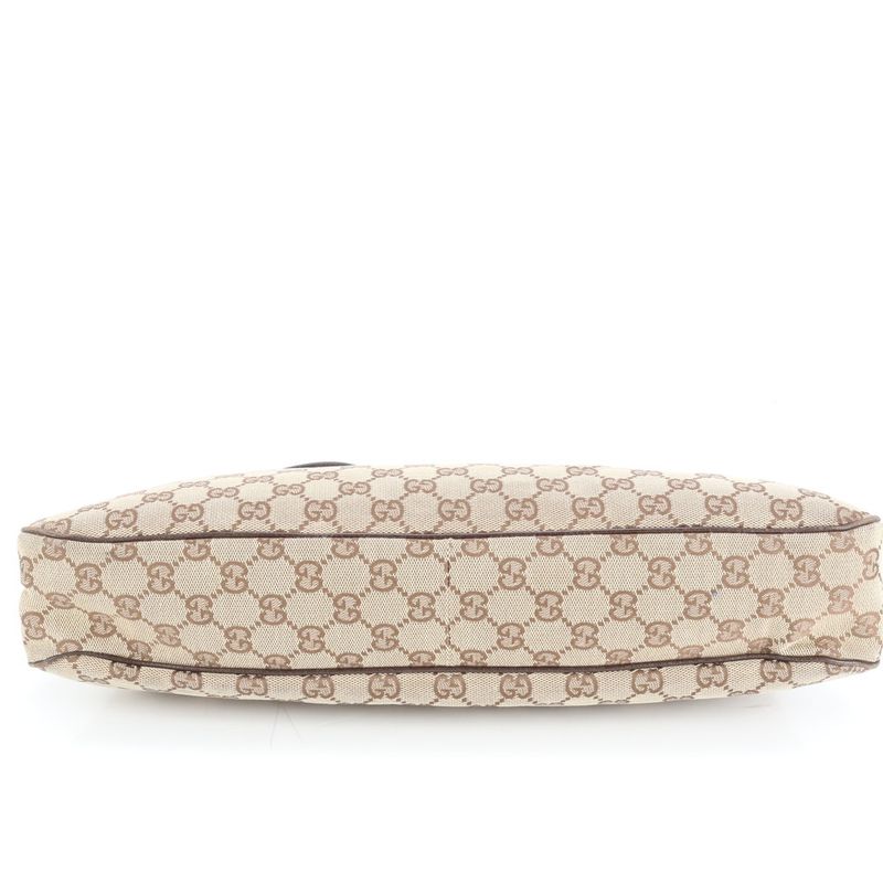 Gucci GG Canvas Leather Tote Bag Shoulder Hand Brown 121023 Women's EUE Cw44-6