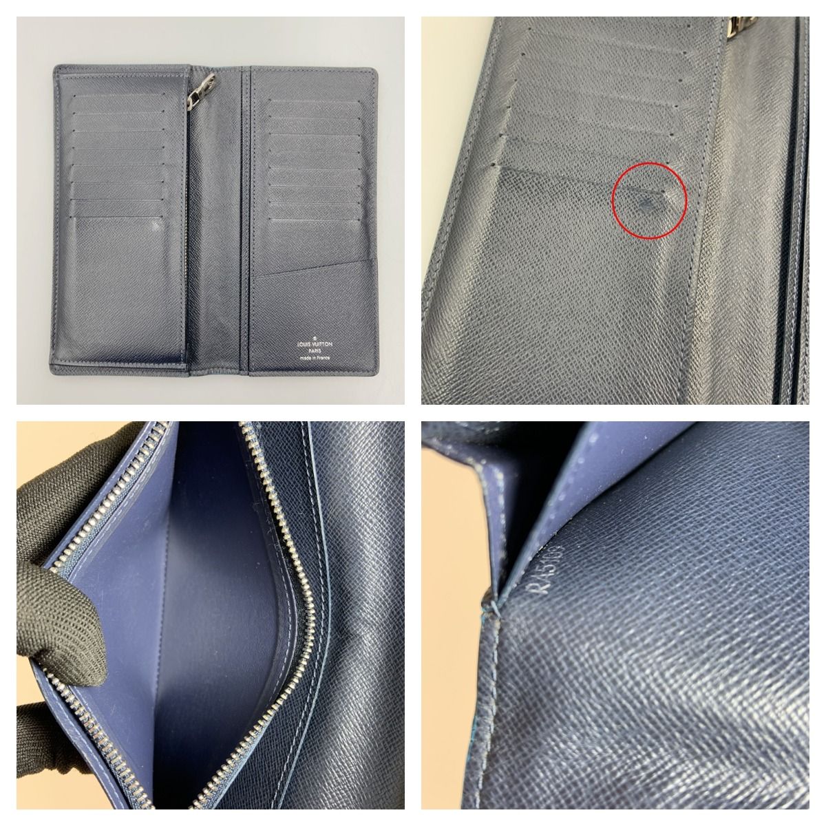 Louis Vuitton Taiga Portefeuille Brother Nm Bifold Long Wallet