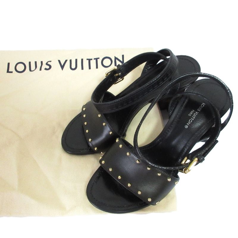 Louis Vuitton Silhouette Line Studded Strap Sandals Size 34 Approx 22cm