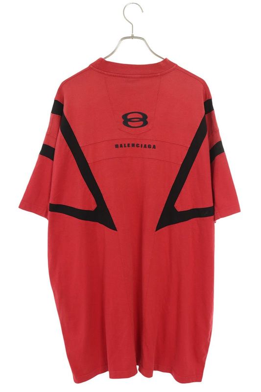 Balenciaga 792354 Tpvg9 Logo Biker T-shirt Men 3