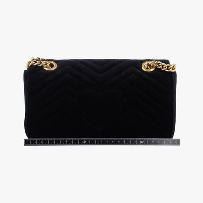 Guccigg Marmont Black Velour 443497 G025329507