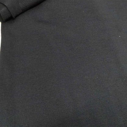 Louis Vuitton No Sleeve Knit Dress Wool L Black Bijoux Decoration Knee