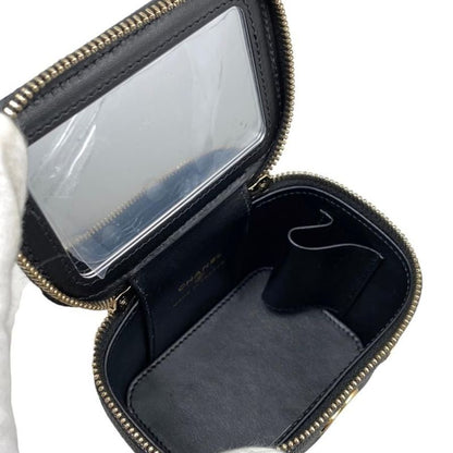 Chanel Shoulder Bag Small Vanity Bag Ap3078 Matelasse Caviar Skin Coco Mark