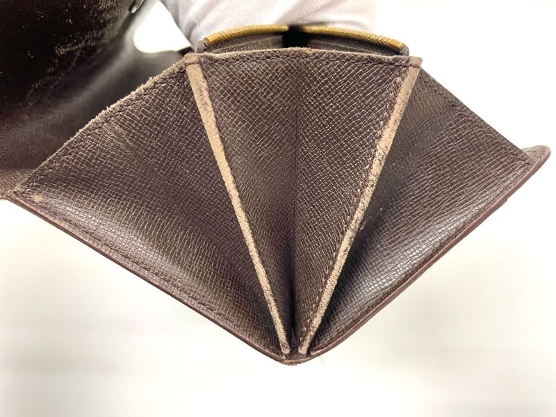 Louis Vuitton Damier Pochette Portmonnais Cles Di Long Wallet N61725 Brown Made