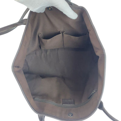 Gucci Abby Brown Gold Hardware GG Canvas/leather 169 946 Tote Bag Shoulder Bag