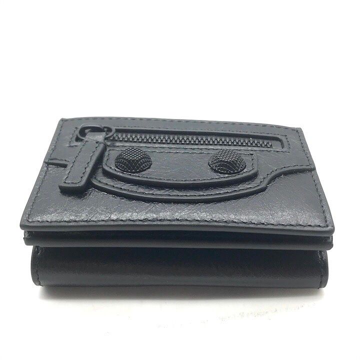 Balenciaga le City Mini Wallet Black Not Released in Japan