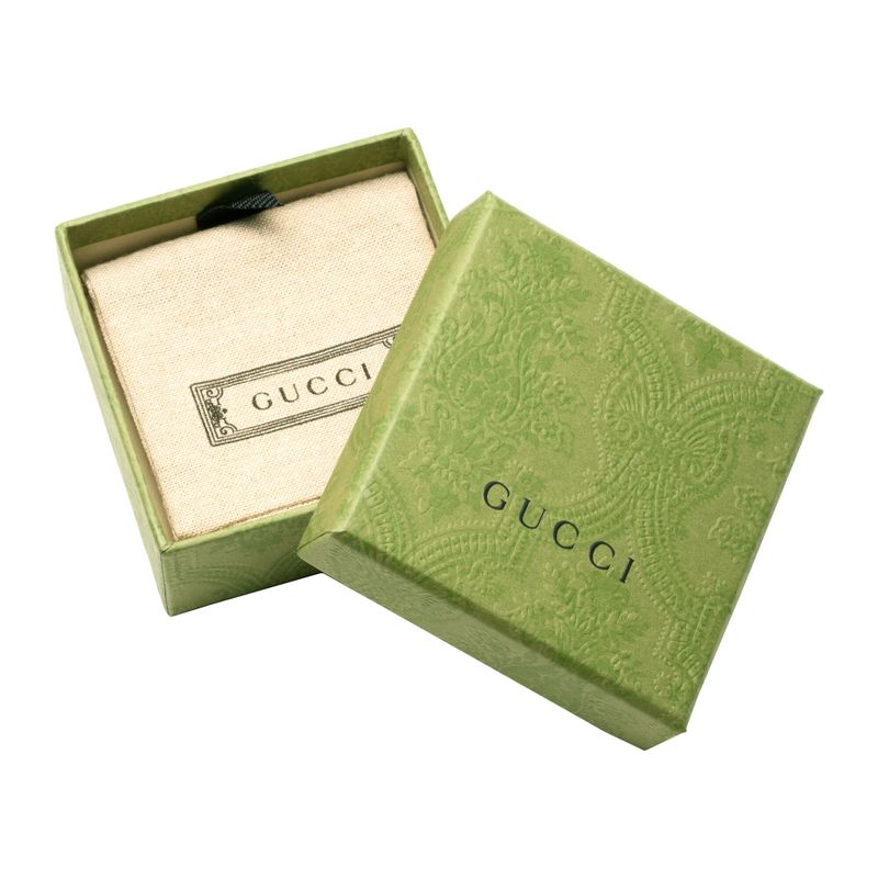 Gucci Ring Double G Silver Black