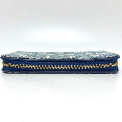 Louis Vuitton Long Wallet Monogram Jacquard Denim Zippy Wallet M81226 Denim Blue