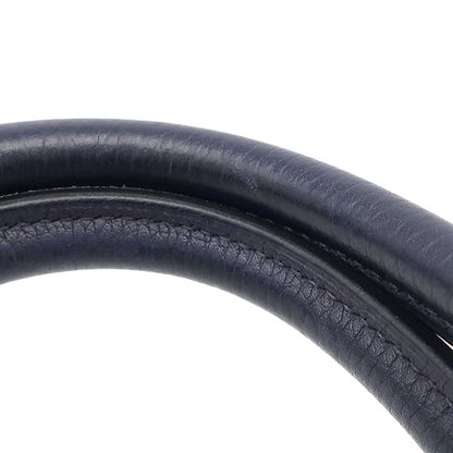 Hermes Handbag Birkin 35 Togo Blue Nuit Silver Hardware Navy Blue C Engraved