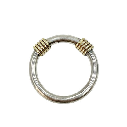 Tiffany & Co Tiffany & Co Ring - Band With 2 Wires Size 6 750/925 Silver